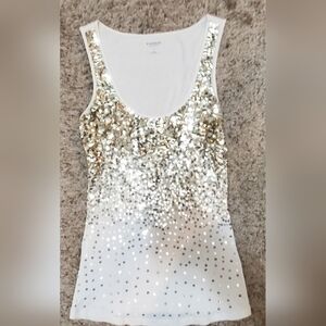 Express Sequin Tank Size S